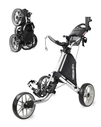 Caddytek Golf CaddyLite EZ Fold V8 3-Wheel Push Cart
