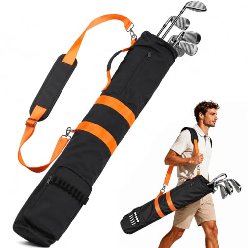 TOBWOLF Golf Carry Bag for Men, 900D Lightweight Bag for 3-6 Clubs
