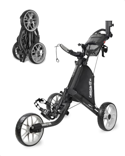 Caddytek Golf CaddyLite EZ Fold V8 3-Wheel Push Cart